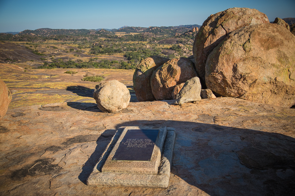 The grave of Cecil John Rhodes in Matobo National Park Zimbabwe-6570